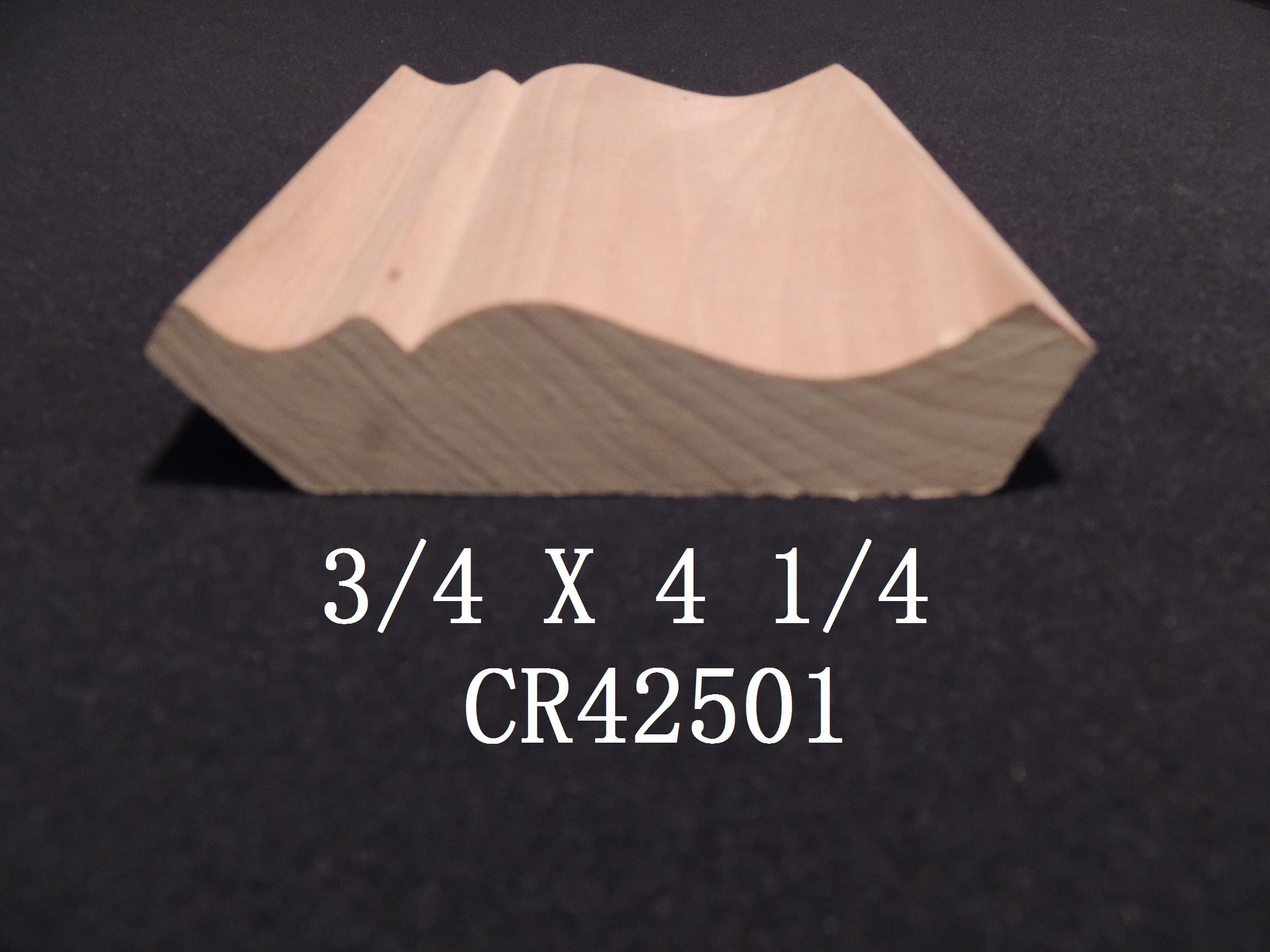 Crown moulding profile CR42501 — 3/4 x 4 1/4