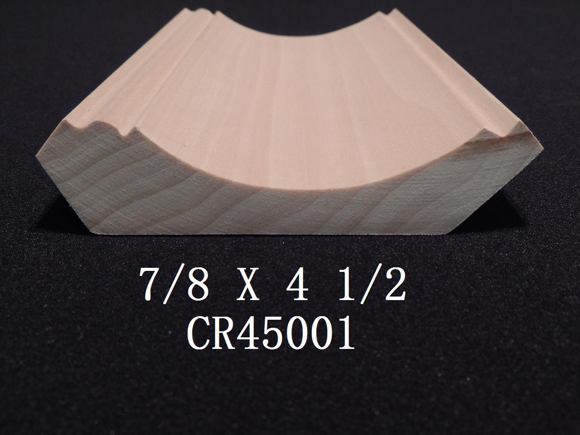 Crown moulding profile CR45001 — 7/8 x 4 1/2