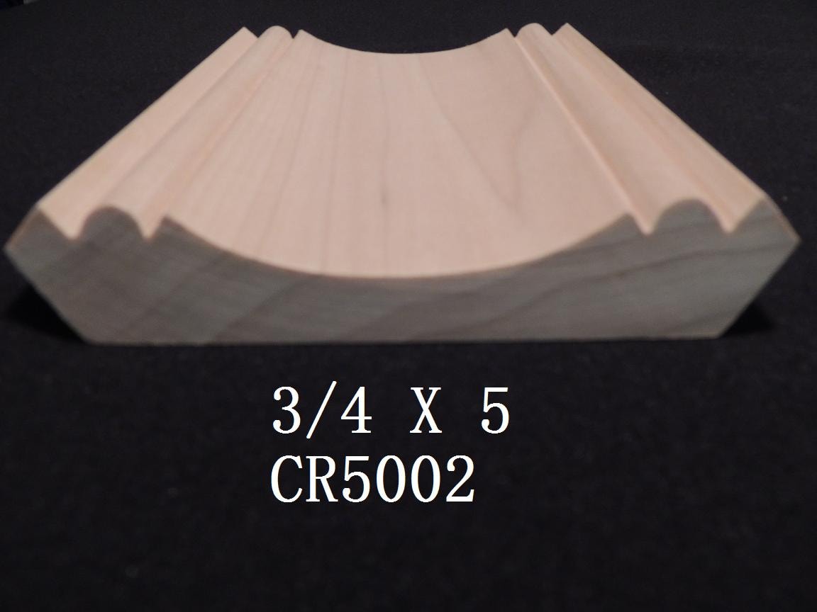 Crown moulding profile CR5002 — 3/4 x 5
