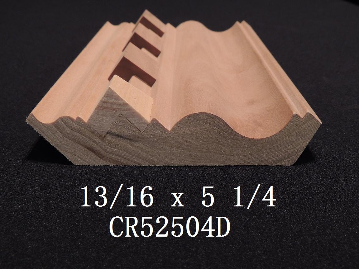 Crown moulding profile CR52504D — 13/16 x 5 1/4